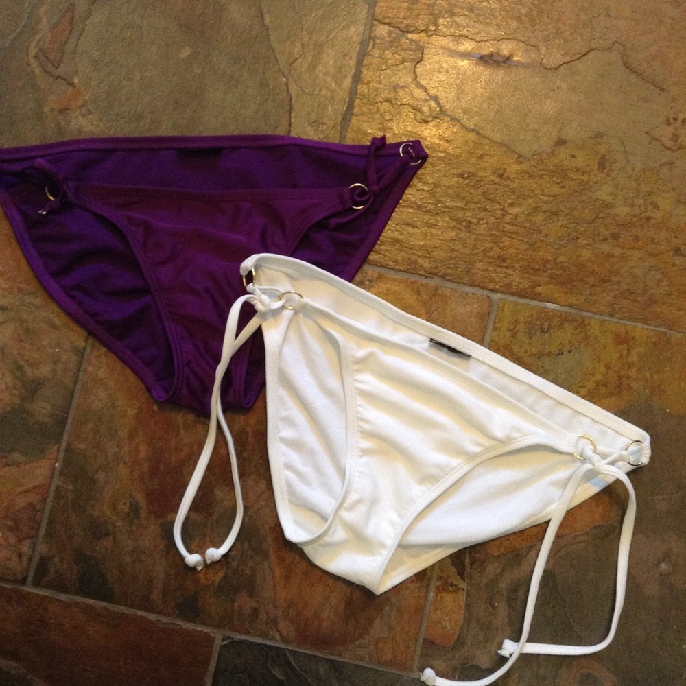 bundle of 2 OLD NAVY o-ring bikini bottoms S
